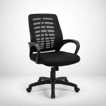Ribbed Mesh Back Office Chair